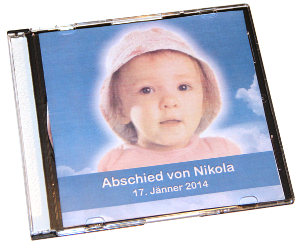 Personalisierte Abschieds-CD von Nikola (Slim-Case)