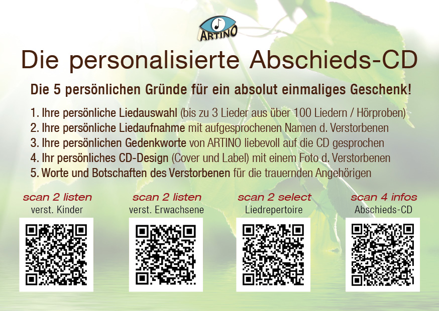 Abschieds-CD-Flyer (Rückseite)